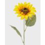 Girasole finto SILJA, giallo-arancione, 65cm, Ø13cm