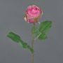 Fiore decorativo artificiale rosa POPI, rosa-verde, 55 cm, Ø 7 cm