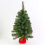 Albero di Natale artificiale WARSCHAU, sacco di iuta rosso, 90 cm, Ø 50 cm