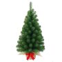 Albero di Natale artificiale WARSCHAU, sacco di iuta, fiocco rosso, 90 cm, Ø 50 cm