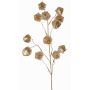 Ramo artificiale di Physalis DUGONG con frutti, dorato, 90cm