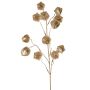 Ramo artificiale di Physalis DUGONG con frutti, dorato, 90 cm