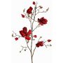 Ramo di magnolia in tessuto JACKA, rosso, 105cm