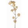 Ramo di physalis artificiale AINOS, frutti, glitter, color crema, 80cm