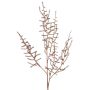 Ramo artificiale di Asparagus acutifolius PARNASO, color rame, 100 cm