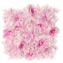 Pianta decorativa: peonia, dalia, ortensia, tappeto EVOLET, rosa, 40x40 cm