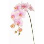 Ramo fiorito artificiale di orchidea Phalaenopsis WESA, rosa-bianco, 90 cm, Ø 11-12,5 cm