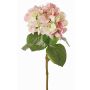 Ortensia artificiale CHIDORI, crema-rosa-verde, 60 cm, Ø 18 cm