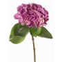 Ortensia artificiale CHIDORI, viola-crema, 60 cm, Ø 18 cm