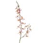 Ramo di fiori artificiali Orchidea Cattleya TRASSA, viola-bianco-giallo, 80 cm, Ø 4-8 cm