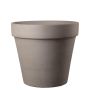 Vaso da fiori in terracotta NUVENS, color taupe, 54cm, Ø60cm