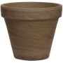 Portafiori in terracotta ARVION con venature, marrone, 10cm, Ø11cm