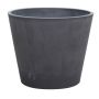 Vaso da fiori SUAVIA in beton di legno, antracite, 60 cm, Ø 80 cm