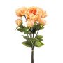 Mazzo di fiori artificiali con peonie VATANA, pesca, 50cm, Ø18cm