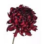 Crisantemo di plastica ALISHA, rosso bordeaux, 35cm, Ø20cm