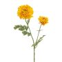 Fiore artificiale ranuncolo LOLYN, giallo, 65 cm