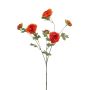 Ranuncolo artificiale DAVELLA, arancione, 80cm