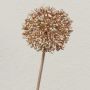 Allium artificiale HELLA, glitterato, color champagne, 45 cm, Ø 8 cm