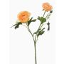 Ramo di ranuncoli artificiali FLORANCE, color pesca, 45 cm