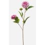 Ramo artificiale di dalia CEVAST, viola-crema, 70 cm, Ø 7-8 cm