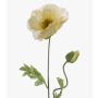 Papavero finto LISSIE, crema, 70cm, Ø 12cm