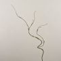 Ramo di salice a spirale in plastica TONY, verde-marrone, 90 cm