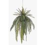 Felce a spada artificiale MAXROL per vaso sospeso, zolla, radici, pendente, verde, 85cm