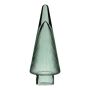 Albero di Natale decorativo in vetro RICON, metallizzato, verde, 26 cm, Ø 9,5 cm