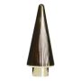 Albero di Natale decorativo in vetro RICON, metallizzato, dorato, 26 cm, Ø 9,5 cm