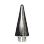 Albero di Natale decorativo in vetro RICON, metallizzato, argento, 26 cm, Ø 9,5 cm