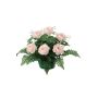 Composizione floreale artificiale con rosa cavolo e gipsofila VLADIS, vaso decorativo, rosa-crema, 25 cm, Ø 23 cm
