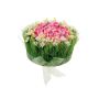 Composizione floreale artificiale con rose ed erba HAULANI, rosa-bianco, 12 cm, Ø 20 cm