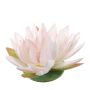 Fiore di loto artificiale SUADO, galleggiante, rosa tenue, 6 cm, Ø 15 cm