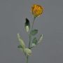 Rosa artificiale FREIDA, Eco Collection, giallo-arancione, 60 cm, Ø 4 cm