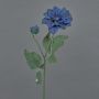 Ramo di dalia artificiale GINGER, Eco Collection, blu reale, 60 cm, Ø 10 cm