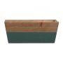 Scatola per piante ARNFRIED, legno, verde-marrone, 25x13x10cm