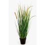 Erba artificiale di coda di volpe FEHMI con pannocchie, verde, 60cm