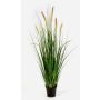 Erba artificiale di coda di volpe FEHMI con pannocchie, verde, 95cm