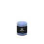 Candela a colonna AURORA, grigio-blu, 8cm, Ø6,8cm, 34h - Made in Germany