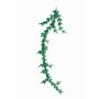 Ornamento in cera a forma di ramoscello FERIDE, verde scuro, 16,5x5,8 cm