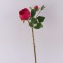 Rosa cavolo artificiale MIRETTA, rossa, 60 cm, Ø 3-9 cm