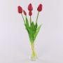 Mazzo di tulipani in tessuto LONA, rosso, 45 cm, Ø 15 cm