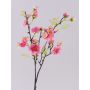 Ramo di fiori di ciliegio artificiale SOEY con fiori, rosa-fucsia, 45cm, Ø2-4,5cm