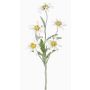 Stella alpina finta SOPHIA, bianca, 40cm, Ø5-6cm