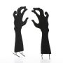 Figura decorativa di Halloween: sagoma di mani SPOOKY HANDS, nera, 40 cm