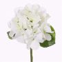 Ortensia di plastica CHIDORI, bianco-verde, 30cm, Ø13cm