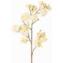 Ramo finto di ciliegio giapponese RUKIA, fiorito, bianco-rosa, 90cm, Ø3-6cm