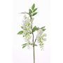Ramo di glicine artificiale NEZUMI, fiorito, bianco, 105cm