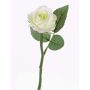Rosa artificiale GABI, crema-verde, 30cm, Ø6cm