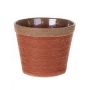Cesto per piante NERIONKO, terracotta-beige, 16cm, Ø19cm